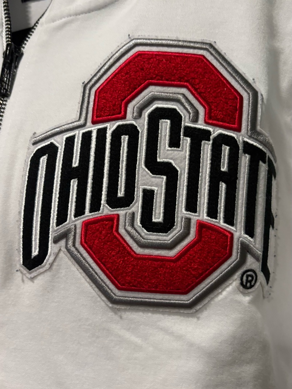 Pro Standard - Ohio State Buckeyes - Men's Classic Full Zip Hoodie. Size XL - Picture 4 of 15